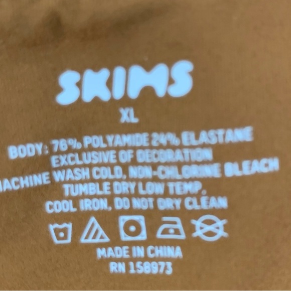 NWT Skims Fits Everybody Copper Bodysuit Tank Top XL - Picture 3 of 7